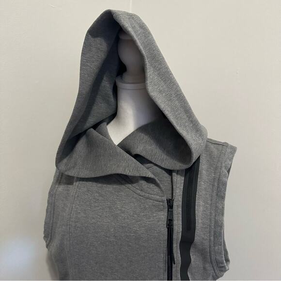 Nike Tech Fleece Hoodie Vest Gray size XS Off Center Zip up - Picture 4 of 11